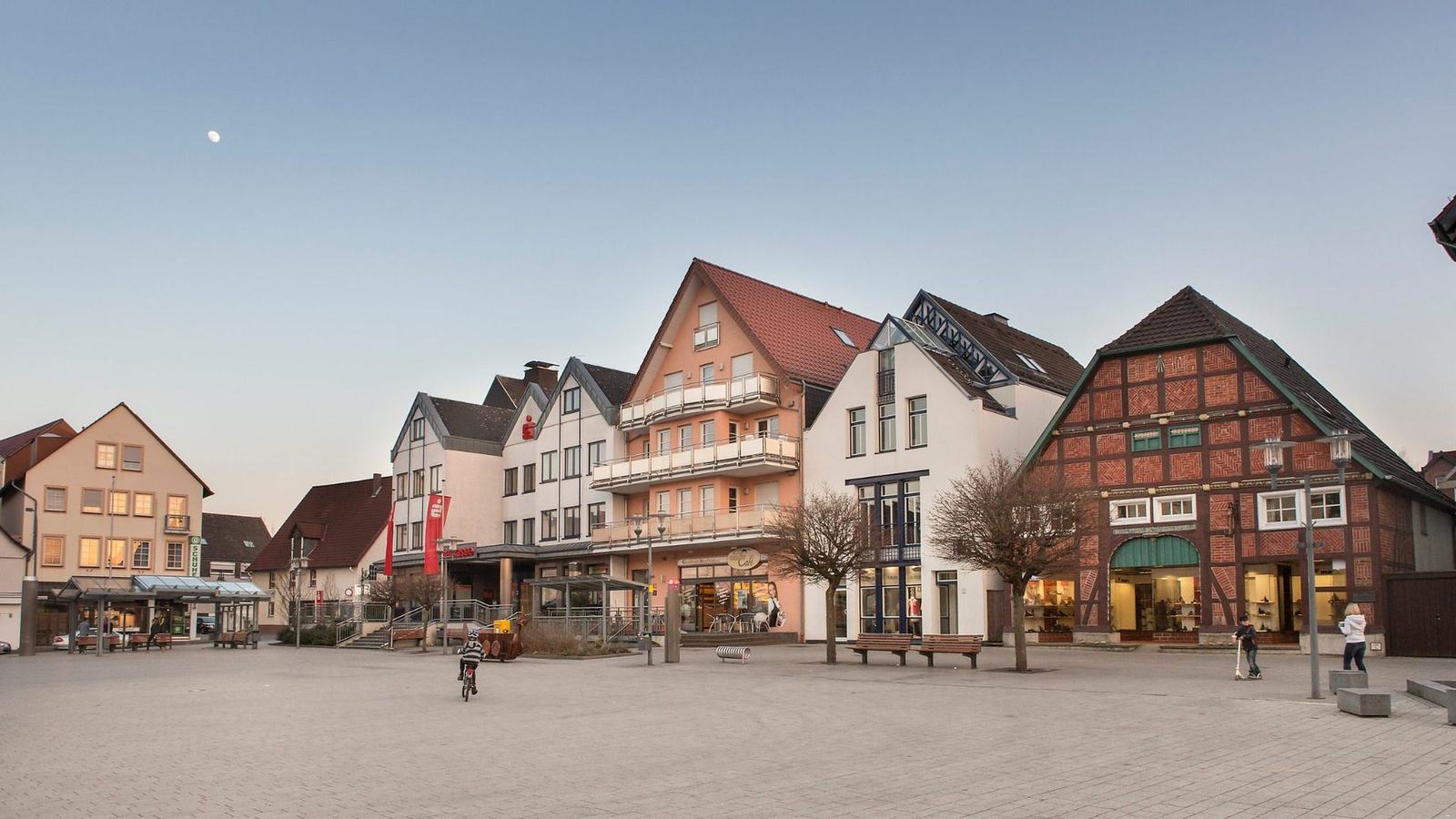 Marktplatz und Altstadt von Büren
