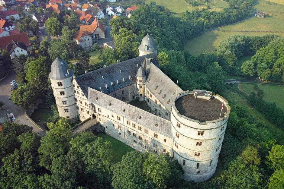 Wewelsburg aus der Luft